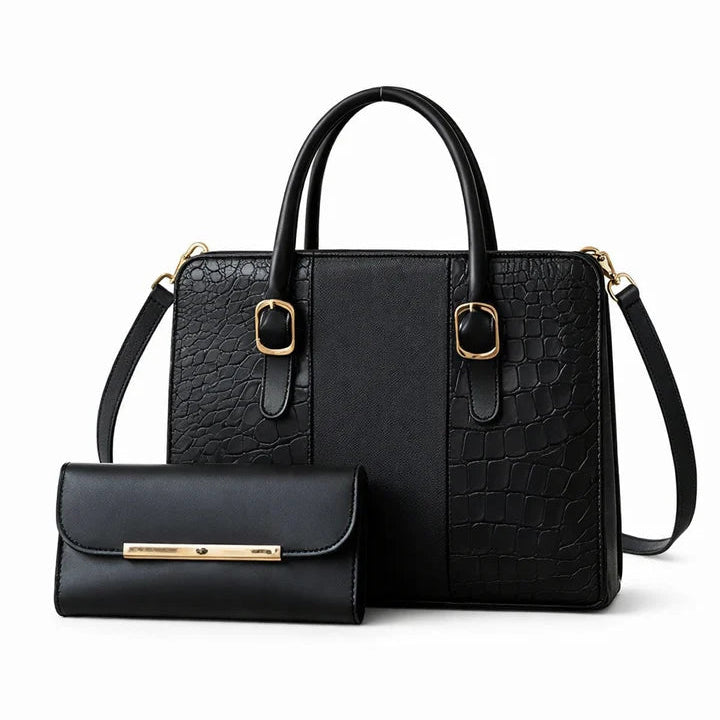 Classic Croc 2-Piece Handbag Set